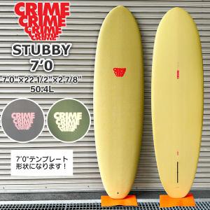 サーフボード ソフトボード 正規品 CRIME SOFTBOARDS クライム STUBBY 7’0 シングルフィン ミッドレングス サーフィン