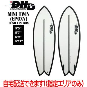 サーフボード ショートボード DHD MINI TWIN EPS BLACK RAIL SPRAY  