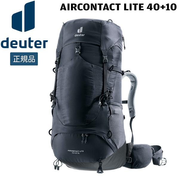 ドイター DEUTER エアコンタクトライト 40+10 7403(ブラック×グラファイト) リュッ...