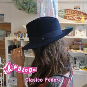 VOLCOM ボルコム レディース ハット フェルト 帽子 おしゃれ Clasico Fedora