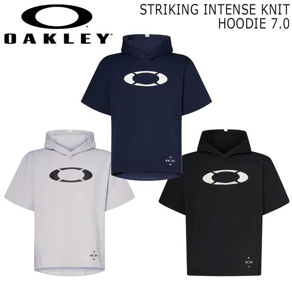 オークリー 半袖 パーカー OAKLEY STRIKING INTENSE 半袖 ニット フーディー...