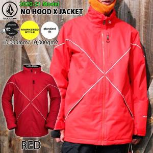 スノーボード ウエア ジャケット 20-21 SNOW VOLCOM NO HOOD X JACKET ノーフードエックスジャケット スタイリッシュ リバイバル 20-21-JK-VLC