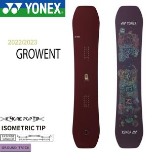 スノーボード 板 22-23 YONEX ヨネックス GROWENT グロウエント 22-23