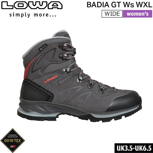 値下げ 登山靴 ローバー LOWA  トレッキングシューズ バディア GT Ws WXL グレー×コ...