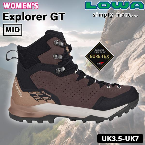ローバー エクスプローラー GT MID Ws ブラウンローズ LOWA 靴 登山靴
