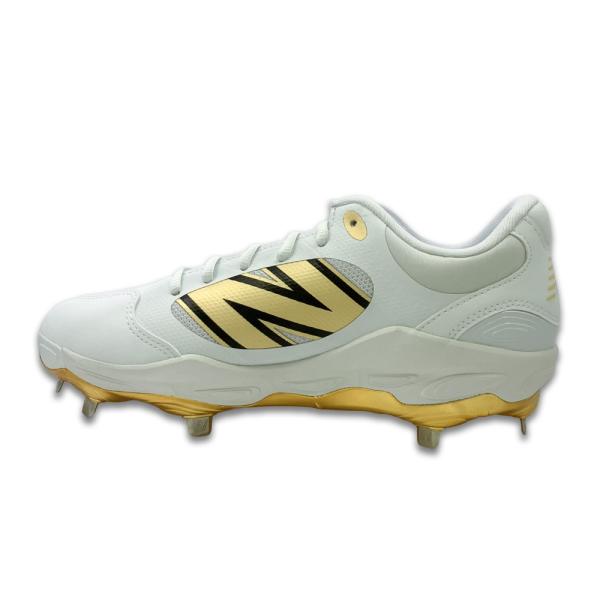 値下げ ニューバランス 野球 金具スパイク 白スパ  スパイク New Balance L3000 ...