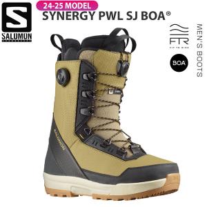 スノーボード ブーツ 靴 23-24 SALOMON サロモン SYNERGY PWL STR8JKT BOA シナジーストレートジャケットボア 23-24-BT-SLM｜move