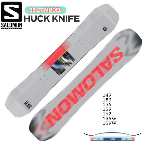 26-27 SALOMON 26-27モデル SALOMON HUCK KNIFE スノーボード サ...