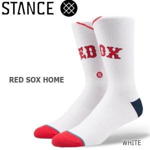 野球メジャーリーグ コラボ メンズ ソックス スタンス STANCE RED SOX HOME 靴下 ベースボール メール便配送｜move