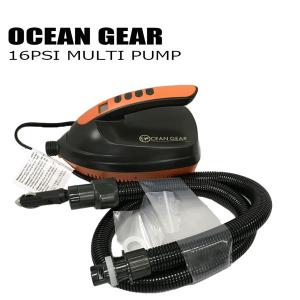 オーシャンギア OCEAN GEAR 12V 16PSI MULTI PUMP 12V DCシガレットライター電源 SUP他用エアコンプレッサー マルチポンプ｜move