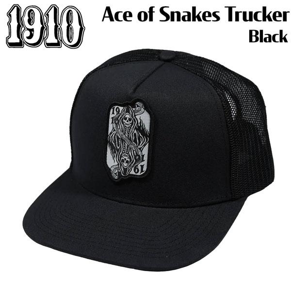 1910 キャップ ACE OF SNAKES TRUCKER ms126266 メッシュキャップ ...