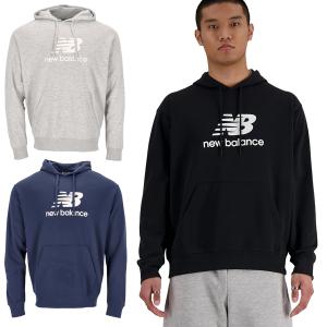 野球 NEWBALANCE ニューバランス ウェア Stacked Logo スウェットフーディー MT41501｜move