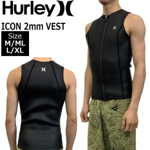 ウェットスーツ ベスト HURLEY ハーレー 24 ICON 2MM VEST フロントジップ｜move