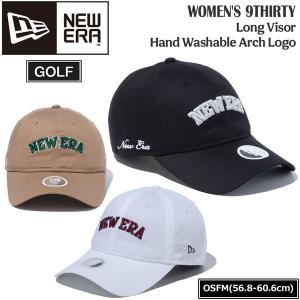 ニューエラ ゴルフ キャップ 帽子 NEW ERA レディース 9THIRTY Long Visor STRETCH COTTON ブラック 女性用 GOLF CAP｜move