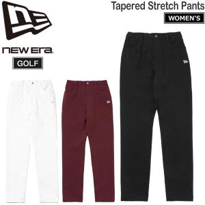 ニューエラ ゴルフ ウェア NEW ERA レディース テーパード ストレッチ パンツ ブラック 女性用 GOLF｜MOVE