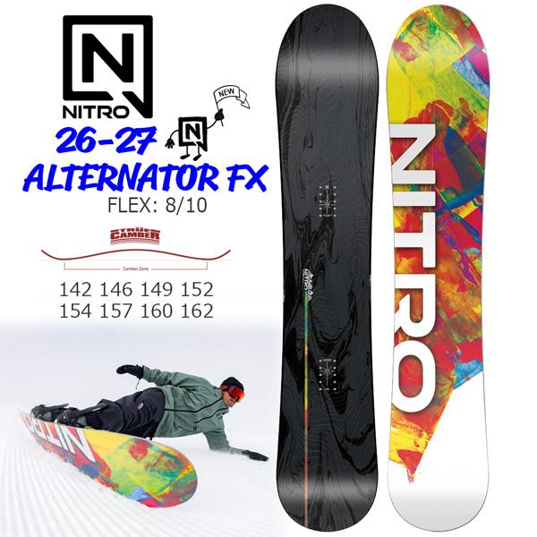 26-27 NITRO ALTERNATOR スノーボード ナイトロ オルタネイターFX フリーライ...