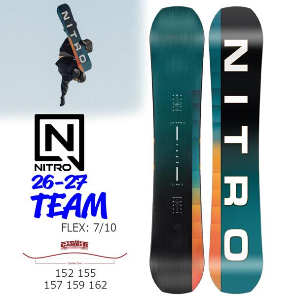 26-27 NITRO TEAM スノーボード ナイトロ チーム フリースタイル オールマウンテン ...
