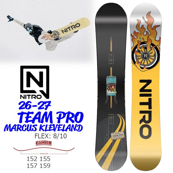 26-27 NITRO TEAM PRO MARCUS KLEVELAND スノーボード ナイトロ ...