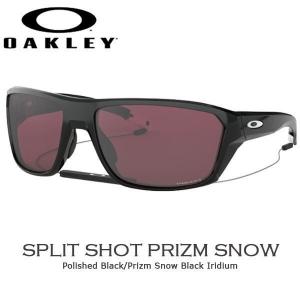 オークリー サングラス OAKLEY SPLIT SHOT フレーム Polished Black レンズ Prizm Snow Black oky-sun