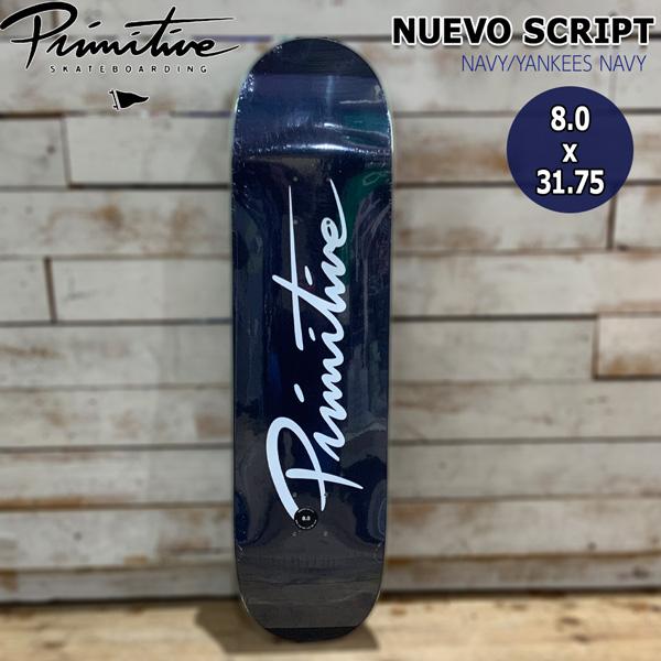 プリミティブ デッキ PRIMITIVE DECK NUEVO SCRIPT NAVY/YANKEE...