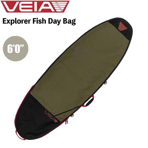 ヴェイア ボードケース VEIA Explorer 6’0 Fish Day Bag 幅広オルタナ系...
