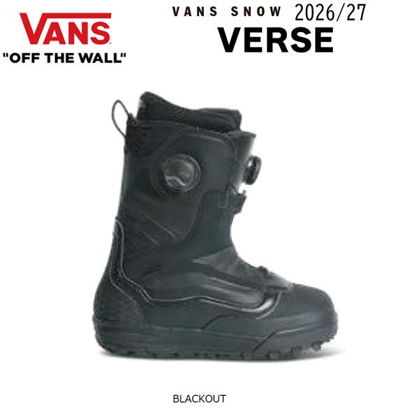予約 26-27モデル VANS ヴァンズ VERSE バース スノーボード ブーツ BOA ハイブ...