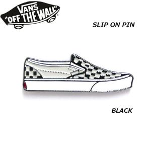 VANS ピンバッチ SLIP ON PIN スリッポン BLACK バンズ ヴァンズ 