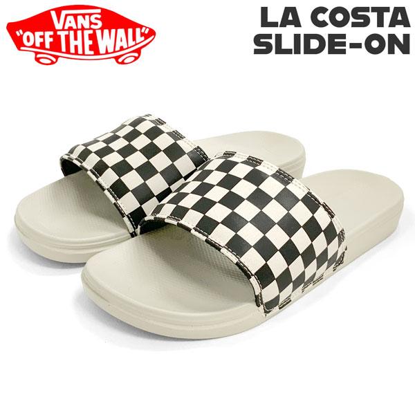 バンズ サンダル VANS LA COSTA SLIDE-ON CHECKERBOARD CHECK...