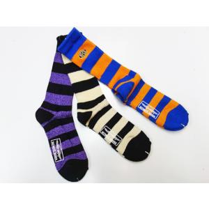 TOYS McCOY トイズマッコイ 靴下 3 PACK BORDERD BOOTS SOCKS TMA2322｜moveclothing