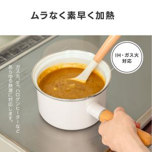 片手鍋 ミルクパン ホーロー 14cm 1.5...の詳細画像5