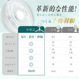 扇風機 充電式 ★在庫一掃セール3,980円★...の詳細画像3