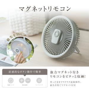 卓上扇風機 壁掛け 吊り下げ 扇風機 マグネッ...の詳細画像4