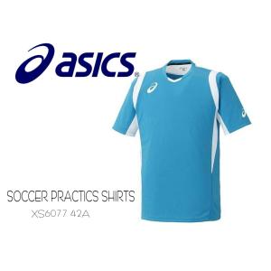 大特価　アシックス　サッカーシャツ　XS6077 42A ASICS サッカープラシャツ　｜mow-sports