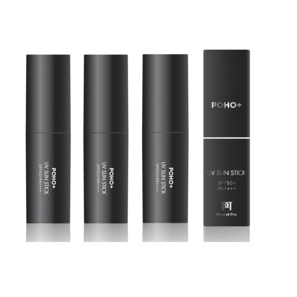 POHO＋ ポホプラス UVサンスティック 日焼け止め 顔 からだ用 年中使える 手が汚れない ステ...