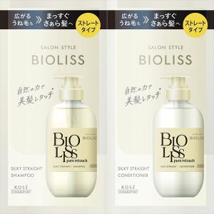【メール便発送】SS ビオリス ピュアレタッチ うねさぁら　ストレートタイプ　 トライアルセット　シャンプー＆コンディショナー 各1回分（各10ml）