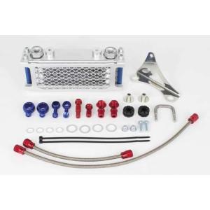 武川 Ape コンパクトクールOILクーラー(4フィン/スリムラインホース) /07-07-0267