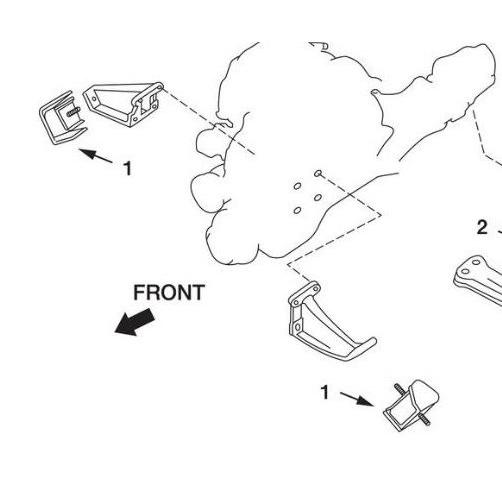NISMO BNR32 BCNR33 BNR34 強化エンジンマウントフロン ト （片側1個） /1...
