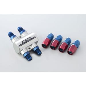 アクティブ オイルクーラー用 サーモスタット本体 #6 レッド