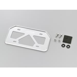 デイトナ 軽量ナンバープレートホルダー 原付用山型/クリアー