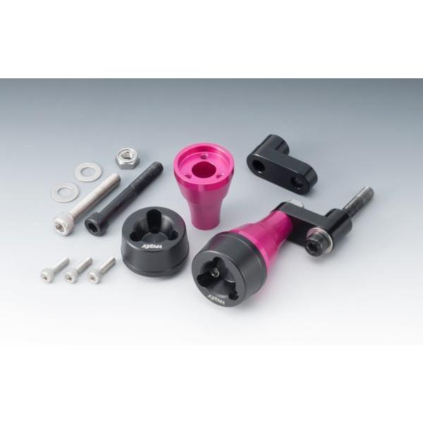 キジマ YZF-R25/R3 ボディースライダー ピンク /405-3102