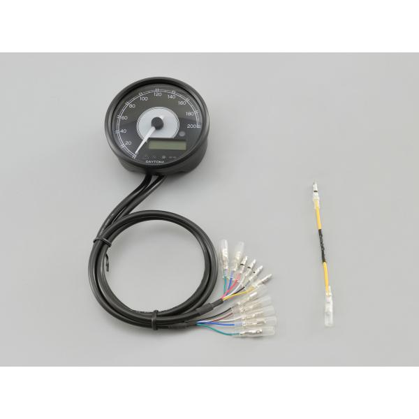 デイトナ VELONA電気式スピードメーター＆タコメーター φ80/200k (48139)