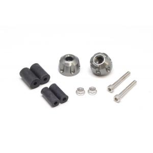 アクティブ アルミバーエンド φ33-L22.5 リボルバー ガンメタ (60800234)