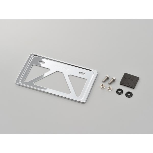 デイトナ 軽量ナンバープレートホルダー原付用角型/クローム (99629)