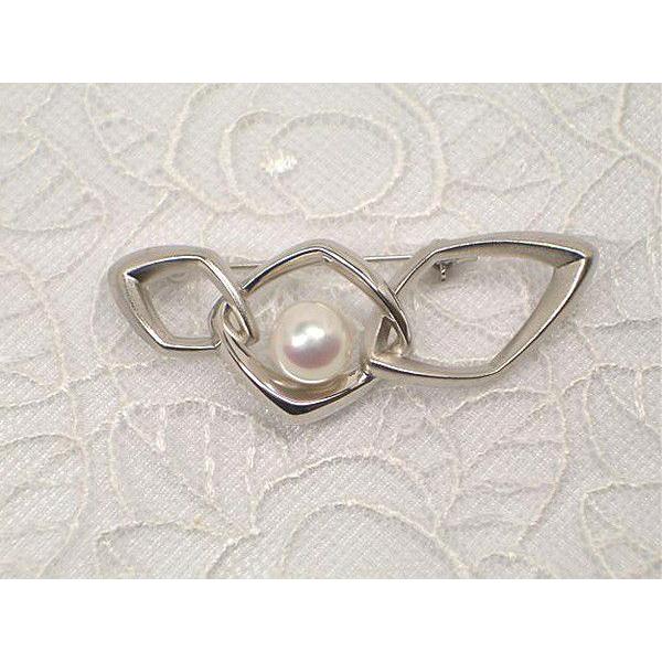 真珠ブローチ　パール　アコヤ(あこや)