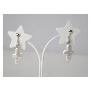 sv淡水パールイヤリング