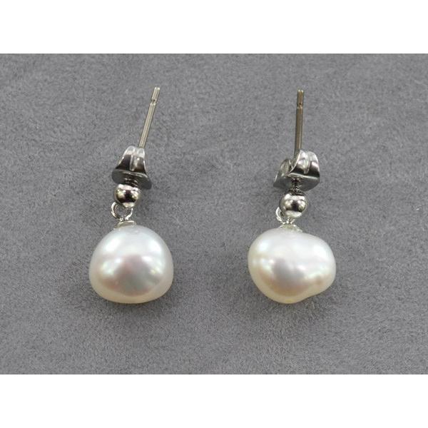 淡水 パール バロック ピアス チタン