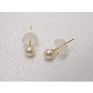 K18アコヤベビーパールピアス