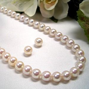 アコヤ 真珠 ネックレス セット　(アコヤ)パール  [色味指定不可]