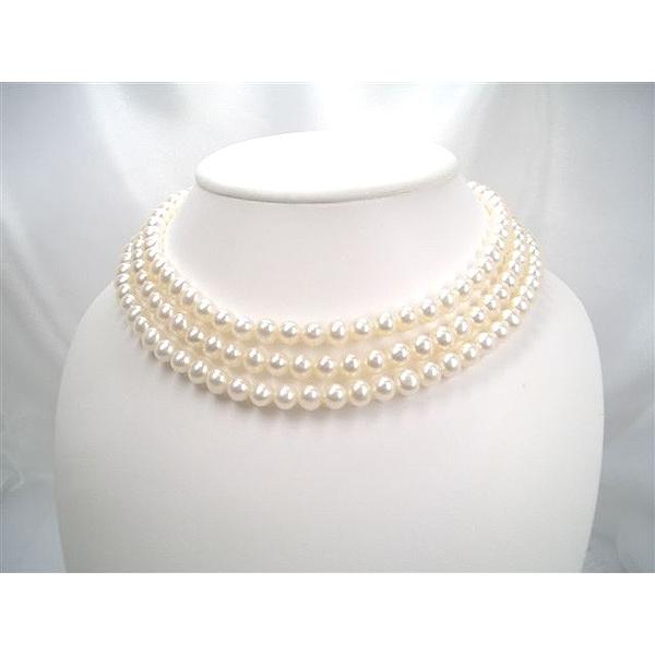 淡水真珠ロングネックレス　7.0-7.5mm　120cm　y-n-227