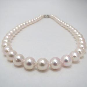 アコヤ 真珠 セミラウンド ネックレス : 三重県真珠加工販売協同組合